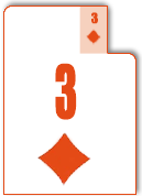 3<font face=Verdana color=red size=4>&diams;</font>