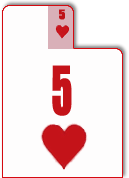 5<font face=Verdana color=red size=3>&hearts;</font>