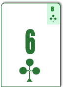 6<font face=Verdana color=black size=3>&clubs;</font>